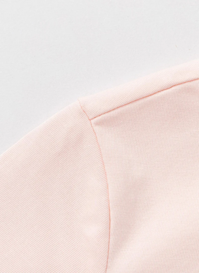 Balabala Pink Toddler Girls Round v-neck long-sleeved T-shirt for Women | Best Price UAE